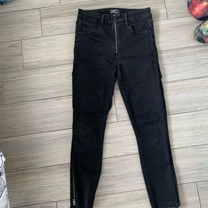 Abercrombie high rise super skinny ankle
